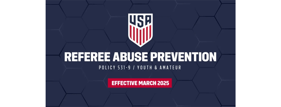 NEW Referee Abuse Prevention Policy